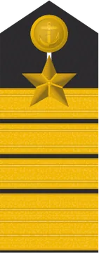 Dienstgradabzeichen Admiral, Schulterklappe