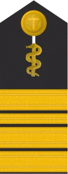 Dienstgradabzeichen Flottillenarzt, Schulterklappe