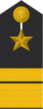 Dienstgradabzeichen Konteradmiral, Schulterklappe