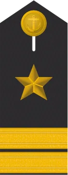 Dienstgradabzeichen Oberleutnant zur See, Schulterklappe